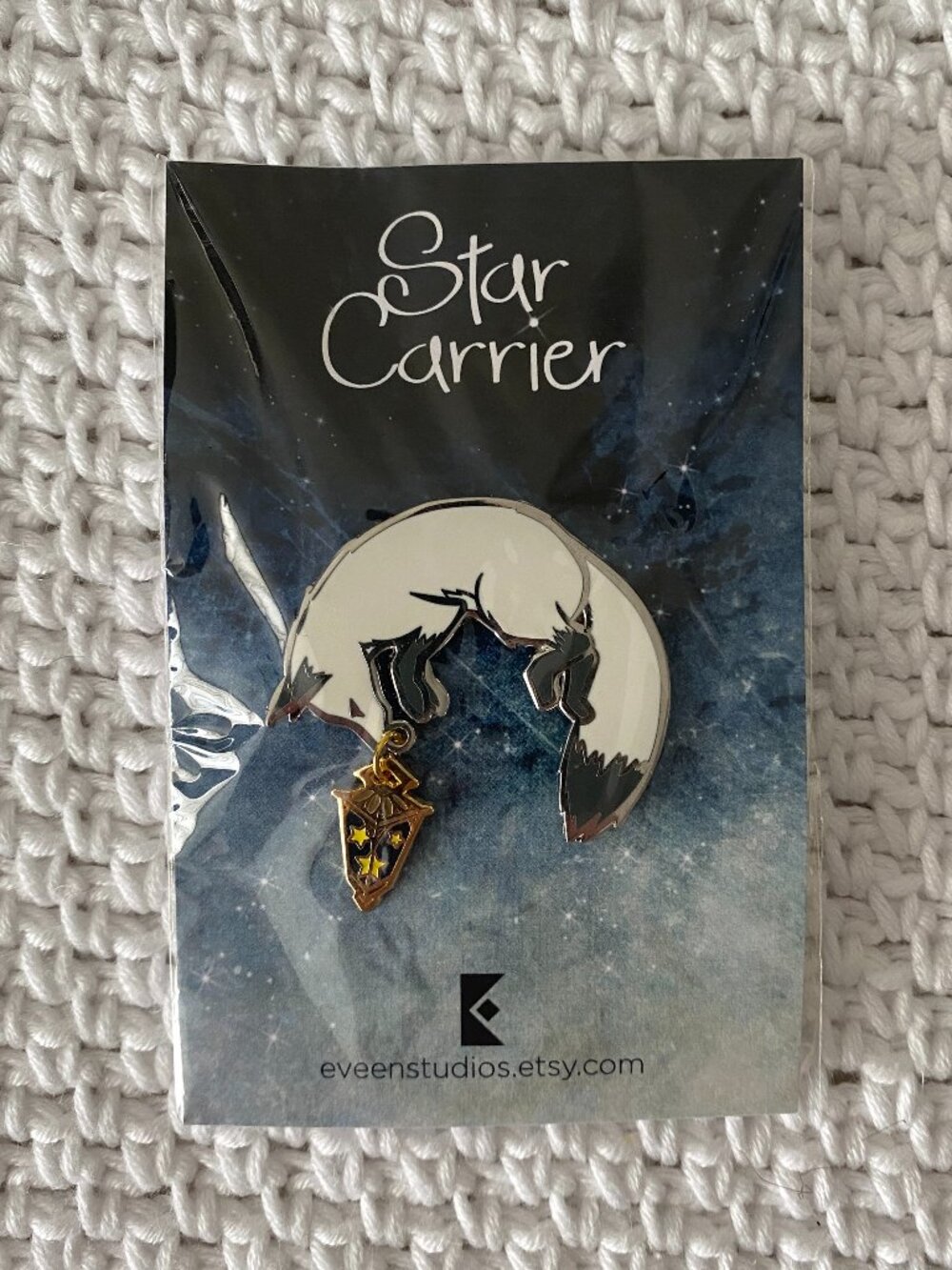 EveenStudios Star Carrier Fox Enamel Pin